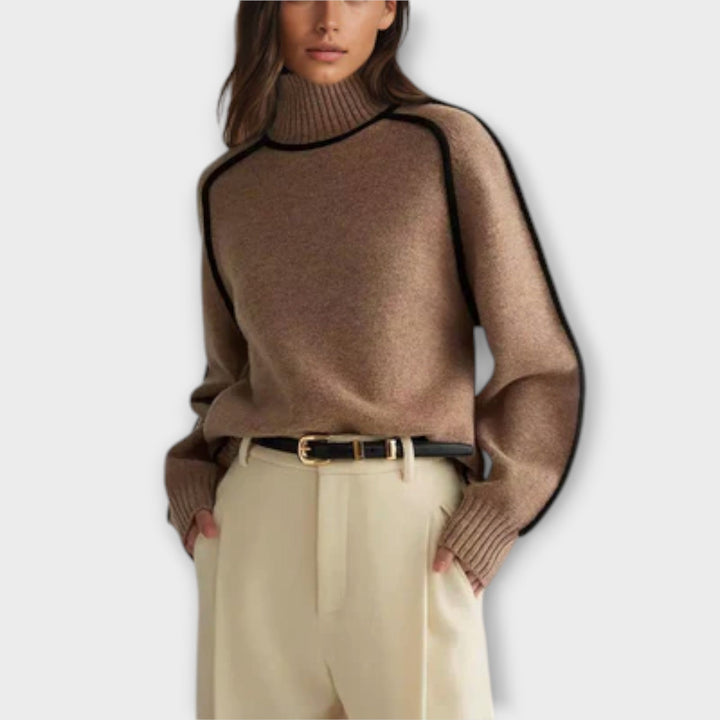 Emilie - Soft &amp; Elegant Turtleneck Jumper